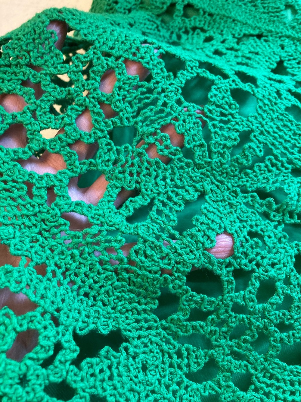 Boston Proper Kelly Green Crochet Lace Shorts - Picture 6 of 8